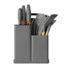Set de Utensilios de Silicona y Madera 19 Piezas Nyana Home con Cuchillos y Tabla de Cortar - Diseño Moderno y Funcionalidad Extra