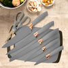 Set de Utensilios de Silicona y Madera 19 Piezas Nyana Home con Cuchillos y Tabla de Cortar - Diseño Moderno y Funcionalidad Extra