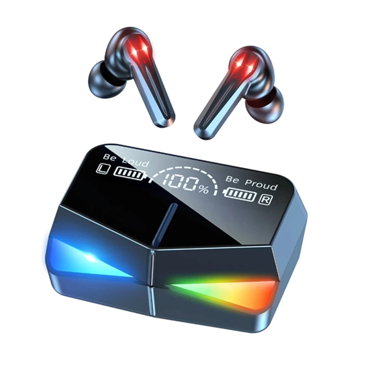Auriculares Gaming True Wireless - Sonido Envolvente y Cancelación de Ruido con Carga Inalámbrica - Paudan