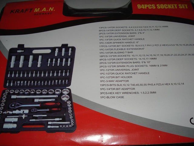 Maletin de 94 piezas, herramientas perfectas para cualquier desafío - Paudan