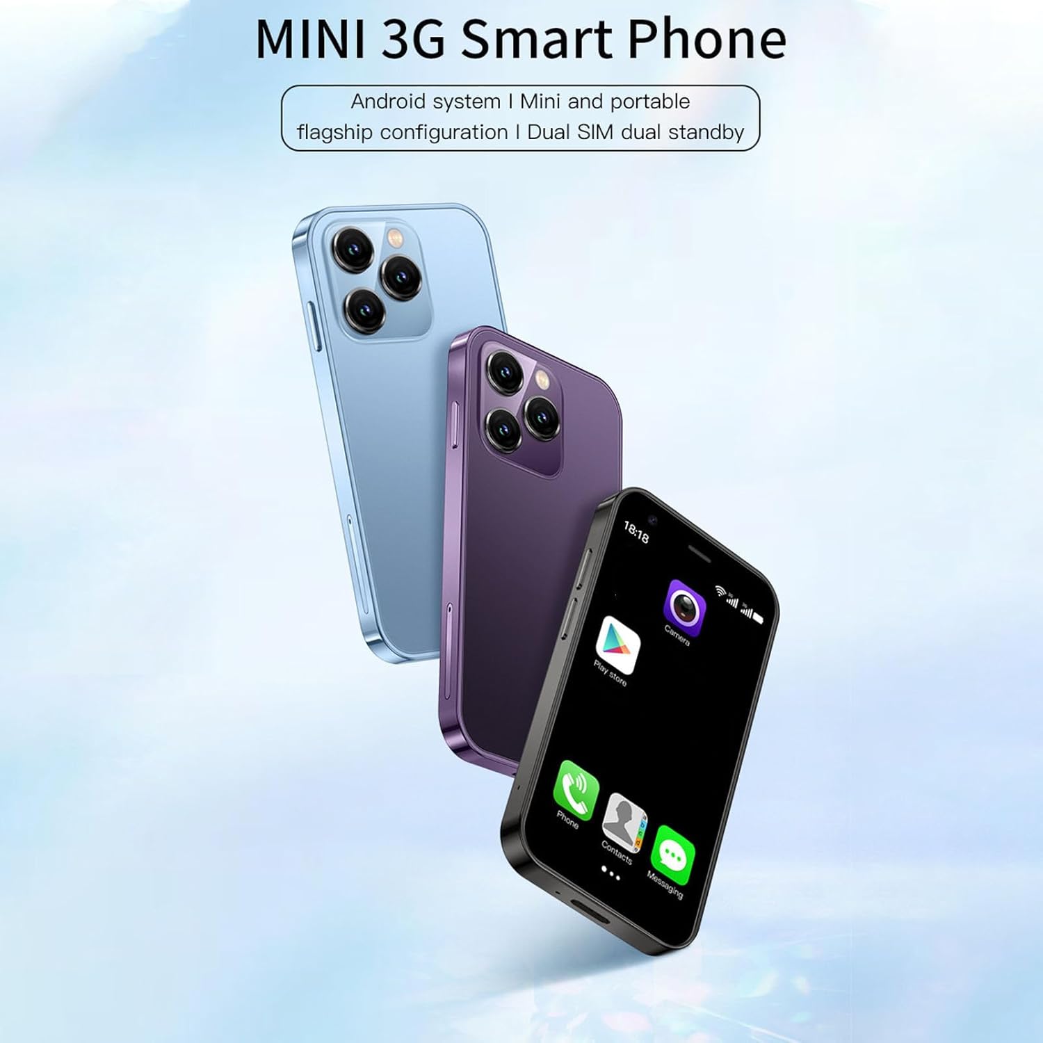 Mini Movil 3G SOYES XS18 2GB 16GB Dual SIM - Paudan