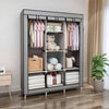 Vestidor de Tela con Bolsillos Laterales 170x127x45 cm - Estilo Moderno y Funcionalidad Extrad Extra - Paudan