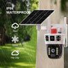 Cámara de Vigilancia Exterior Inalámbrica Solar - Seguridad 24/7 - Paudan
