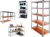 Estantería Metálica Galvanizada 875 Kg - Diseño Moderno y Funcionalidad Extra - Paudan