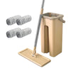 Fregona Mopa Extraplana con cubo escurridor y Mopas de microfribra. - Nyana Store