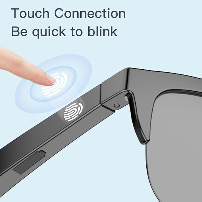 Gafas inteligentes Bluetooth con doble altavoz estéreo - Paudan