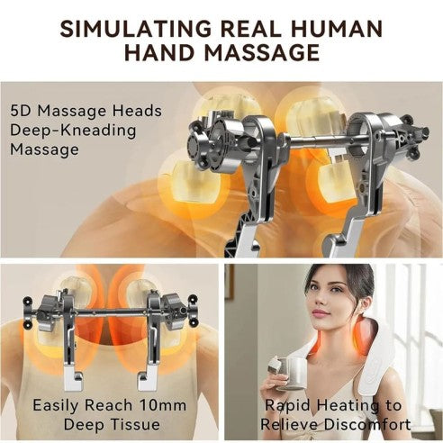 Masajeador 5D Para Cuerpo Inalámbrico, con función de calor