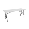 Mesa Plegable Resina Reforzada – Portátil y Segura Nyana Home 180x74x74cm/180x70x74cm/150x70x74 cm - Diseño Moderno y Funcionalidad Extra - Paudan
