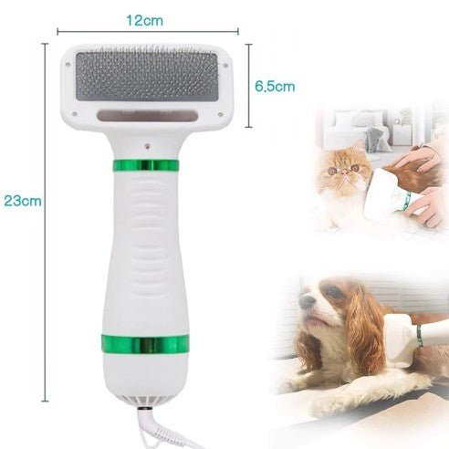 Cepillo Secador para Perros y Gatos - Aseo Rápido y Eficaz - Paudan