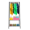 Perchero Burro Metálico Premium Angle Nyana Home 151x60x34cm 1 balda para colgar, 1 balda inferior - Nyana Store