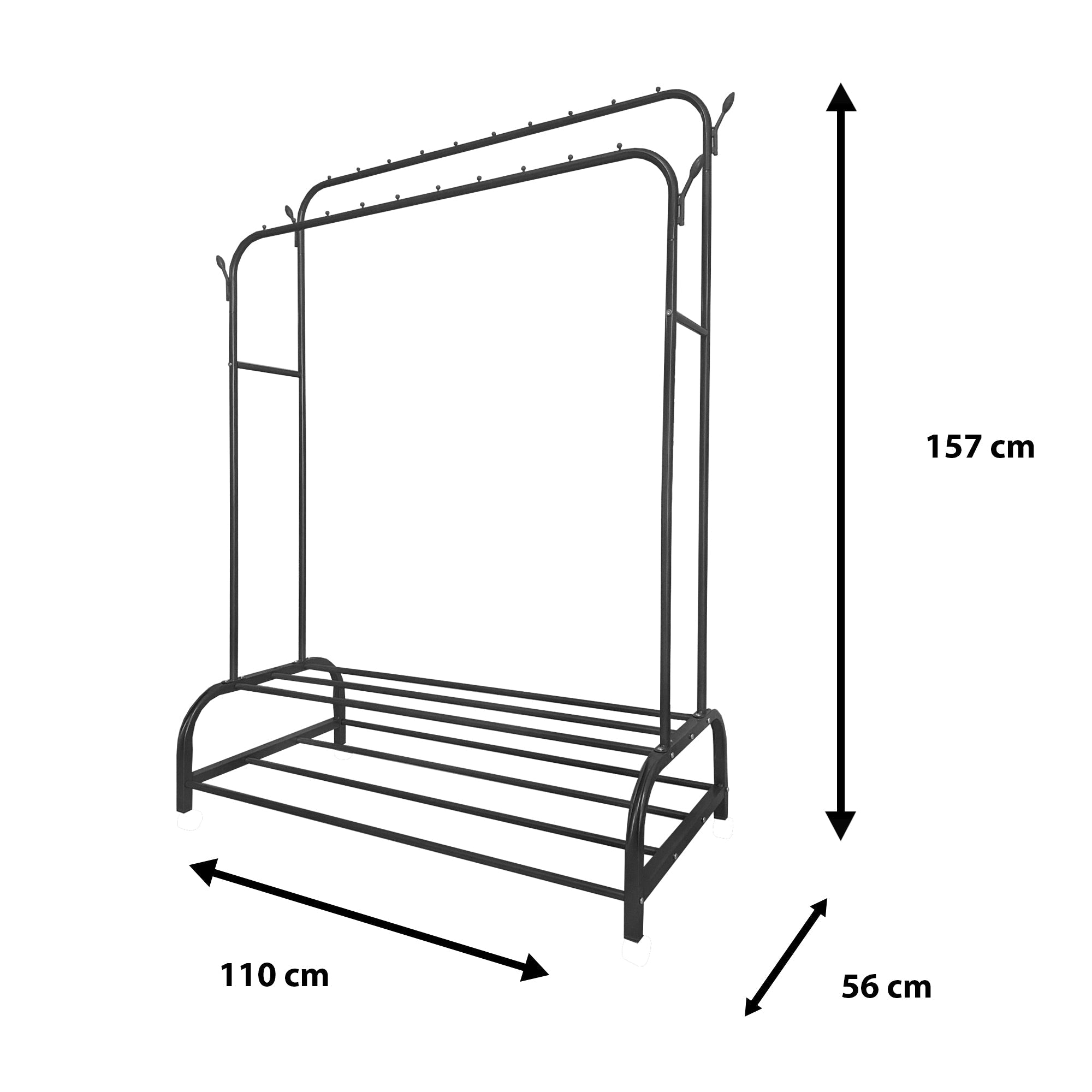 Perchero Burro Premium Maxi 2 Stand - Diseño Moderno y Funcionalidad Extra - Paudan
