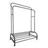 Perchero Burro Premium Maxi Giro 2 Stand Nyana Home 162x110x57cm, 2 barras para colgar, 4 ganchos laterales, 2 baldas inferiores - Nyana Store
