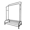 Perchero Burro Premium 162x110x57 cm - 2 Barras, 4 Ganchos y 2 Baldas Inferiores | Diseño Moderno y Funcional - Paudan