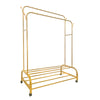 Perchero Burro Premium Maxi Giro 2 Stand Nyana Home 162x110x57cm, 2 barras para colgar, 4 ganchos laterales, 2 baldas inferiores - Nyana Store