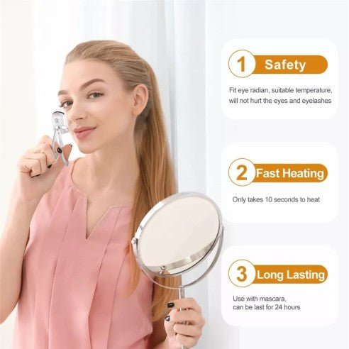 Rizador de pestañas eléctrico - Paudan